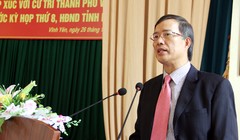 Ông Phạm Văn Vọng - nguyên Bí thư Tỉnh ủy Vĩnh Phúc. Ảnh: Cổng thông tin điện tử Vĩnh Phúc