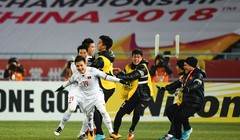 Người hùng Quang Hải của U23 Việt Nam. Ảnh cắt từ clip