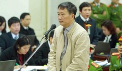 Ông Trịnh Xuân Thanh ra tòa ở vụ án thứ 2 với cáo buộc tham ô tài sản. Ảnh: TTXVN