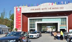 Xe đeo biển Trung Quốc được vào sâu trong đất Việt Nam 180 km. Ảnh: Báo Quảng Ninh