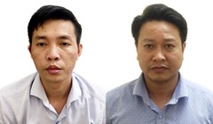 Hai bị can Đỗ Mạnh Tuấn (trái) và Nguyễn Khắc Tuấn. Ảnh: Bộ Công an.
