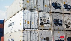 Một kho container đông lạnh tại Hải Phòng