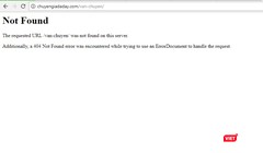 website http://chuyengiadaday.com đã không truy cập được.