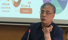 TS Trần Đình Thiên chia sẻ các cơ hội lớn cho Việt Nam hậu Covid-19 (Ảnh: Huy Bình)