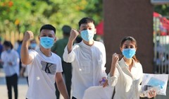 Niềm vui khi làm tốt bài thi tốt nghiệp đã không song hành với nỗi lo của việc trượt đại học - Ảnh baonghean.vn