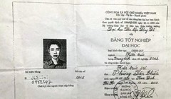 Bằng tốt nghiệp đại học của ông Chiến bị cho là "có vấn đề" - Ảnh Internet