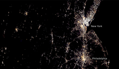 Khả năng xử lý hình ảnh trong điều kiện thiếu sáng rất mạnh của máy ảnh Sony A7S II mang lại những thước phim ấn tượng. (Ảnh: JAXA/Sony)