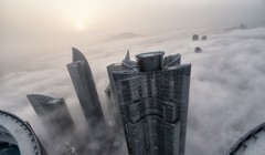 Các ứng dụng hỗ trợ chụp ảnh phong cảnh là công cụ cần thiết để bạn ở đúng nơi đúng lúc, như vị trí và thời điểm bức ảnh này được chụp ở nóc nhà tại Busan, Hàn Quốc. (Ảnh: Pete DeMarco)