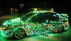 Anh Bradon cho biết xe ô tô của mình trang trính bằng 1.000 bóng đèn LED. Nguồn: Bootleg