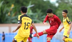 Đức Chinh đã đóng góp 4 bàn trong chiến thắng 6-0 của đội U22 Việt Nam