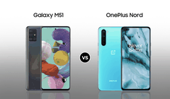Samsung Galaxy M51 vs OnePlus Nord 5G (Ảnh: Smart Prix)