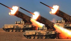 Hệ thống pháo phản lực TOS-1A đem đến lợi thế lớn cho Nga trong các cuộc tấn công trên bộ (Ảnh: Military Watch Magazine)