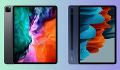 Samsung Galaxy Tab S7+ và iPad Pro đều có thể thay thế laptop ở một số tác vụ