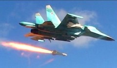 Máy bay Su-34 Nga sử dụng tên lửa không đối đất tiêu diệt mục tiêu khủng bố