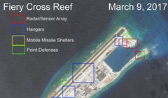 Trung Quốc bồi lấp Đá Chữ Thập 