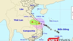 Bão số 4 đã đi vào đất liền khu vực giáp ranh tỉnh Quảng Nam và Quảng Ngãi rồi suy yếu thành áp thấp nhiệt đới. 