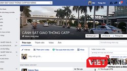 Trang facebook của lực lượng Cảnh sát giao thông Công an TP Đà Nẵng