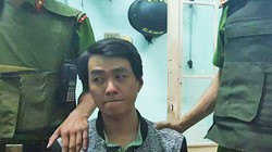 Đối tượng Phan Văn Hoàng tại cơ quan công an