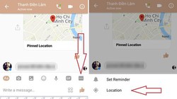  Facebook Messenger vừa được bổ sung tính năng mới mang tên Live Location, cho phép người dùng dễ dàng chia sẻ vị trí hiện tại của mình theo thời gian thực với bạn bè