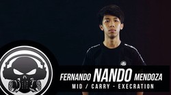 Nando, game thủ bị mất smartphone vừa mới gia nhập Execration hồi tháng 1/2017.