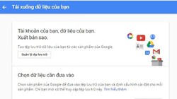 Việc tải tất cả dữ liệu quan trọng trên tài khoản Google về máy tính sẽ giúp bạn hạn chế tối đa việc bị mất dữ liệu trong tương lai.