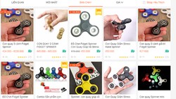 Spinner giá rẻ bán tràn lan trên mạng.