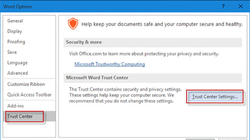 Hãy mở Microsoft Office, bấm vào biểu tượng chương trình để cài đặt ngăn chặn 