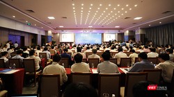 Sáng 27/10, UBND TP Đà Nẵng cùng Bộ TT & TT tổ chức Hội thảo cấp cao về Xây dựng TP thông minh và Xúc tiến đầu tư, phát triển CNTT trên địa bàn. Ảnh: Hồ Xuân Mai