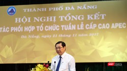 Chủ tịch UBND TP Đà Nẵng Huỳnh Đức Thơ đã đọc thư cảm ơn của Chủ tịch nước Trần Đại Quang gửi đồng bào, đồng chí và chiến sĩ thành phố Đà Nẵng