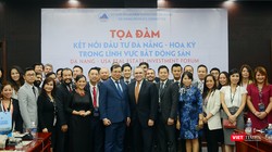 Sáng 2/4, hơn 40 đại diện doanh nghiệp, nhà đầu tư thuộc Hiệp hội Chuyên gia BĐS Việt Nam tại Hoa Kỳ (VNARP) đã có buổi làm việc, tìm kiếm cơ hội, đối tác đầu tư, mở rộng thị trường tại Đà Nẵng.