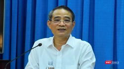 Bí thư Thành ủy Đà Nẵng Trương Quang Nghĩa tại buổi tiếp xúc với các cán bộ hưu trí Câu lạc bộ Thái Phiên