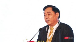 Ông Huỳnh Uy Dũng, Chủ tịch Tập đoàn Đại Nam phát biểu tại sự kiện "Tọa đàm mùa Xuân 2019" do TP Đà Nẵng tổ chức
