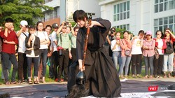 Hàng chục các hoạt động giao lưu, kết nối về văn hóa, ẩm thực,…giữa 2 nền văn hóa Việt-Nhật đã được sinh viên thể hiện bằng tình yêu và sự hứng khởi đã diễn ra liên tục trong ngày 21/3