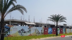 Cụm công trình Khu biệt thự Song Lập tại Khu đô thị số 6 được DanaHome Land xây dựng đến sàn tầng 1 nhưng không có thiết kế bản vẽ thi công công trình được cấp có thẩm quyền phê duyệt.