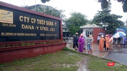 Một lần người dân bao vây nhà máy thép Dana-Ý.