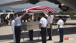 Lễ trao trả và hồi hương hài cốt quân nhân Mỹ lần thứ 151 diễn ra tại sân bay Đà Nẵng