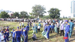 Sáng 28/9, tại Đà Nẵng, gần 2.000 người là lãnh đạo bộ ngành Trung ương, các địa phương và người dân Đà Nẵng đã hưởng ứng chiến dịch ra quân “làm sạch biển” và kêu gọi "Chung tay vì một cộng đồng không rác thải nhựa".