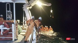 Tàu SAR 412 triển khai cứu nạn ngư dân trên biển (ảnh do SAR 412 cung cấp)