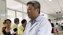 Thứ trưởng Bộ Y tế - Nguyễn Trường Sơn đã đến Đà Nẵng trả lời phỏng vấn của phóng viên trong chuyến kiểm tra tại bệnh viện Phụ nữ Đà Nẵng chiều 21/11