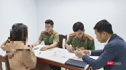 PA 83 Công an TP Đà Nẵng và đại diện Sở TT&TT TP làm việc với chủ tài khoản facebook đăng tin sai sự thật về dịch virus corona trên địa bàn