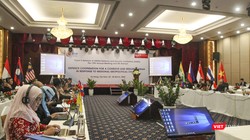 Quang cảnh phiên khai mạc Hội nghị thường niên lần thứ 13 và Hội nghị hẹp lần thứ 5 Kênh II Mạng lưới các Viện nghiên cứu Quốc phòng và An ninh ASEAN (NADI) diễn ra sáng 3/3 tại Đà Nẵng