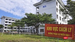 Khu cách ly tập trung COVID-19 tại Trường Trung cấp Cảnh sát nhân dân 5 (xã Bình Phục, huyện Thăng Bình, tỉnh Quảng Nam)