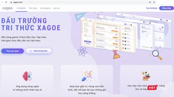 Giao diện ứng dụng công nghệ giáo dục XAGOe - Đấu trường Tri thức vừa được đưa vào sử dụng miễn phí dành cho học sinh THPT tại Đà Nẵng