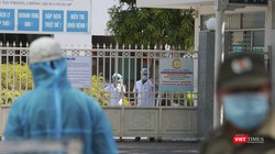 Các y bác sĩ tại chốt cách ly Bệnh viện C Đà Nẵng