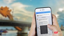 Ứng dụng tra cứu kết quả hỗ trợ bằng Zalo thông qua tài khoản “Tổng đài 1022 Đà Nẵng”.