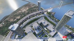Phối cảnh Khu Công viên phần mềm số 2 Đà Nẵng nhìn từ trên cao