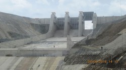 Thủy điện Sông Bung 2 trong giai đoạn xây dựng