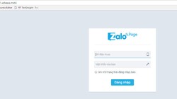 Giao diện trang mạo danh Zaloapp.mobi. - Ảnh: Cyradar