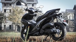 Giảm xóc sau của Yamaha NVX được cho là có thiết kế khá nhỏ so với tổng thể xe. 