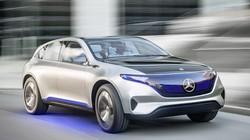 Mẫu crossover EQ là sản phẩm đầu tiên trong 10 mẫu xe chạy điện mới mà Mercedes-Benz dự định ra mắt trong thời gian từ nay cho tới 2025.